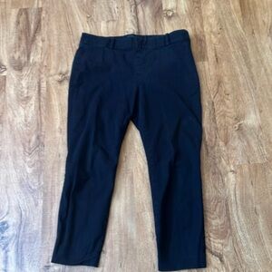 J crew Winnie pants black size 12 ankle preppy New England style